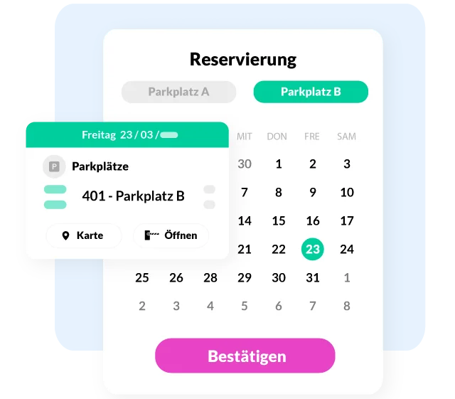 Kundenfälle Sharvy - Verwaltung von Parkplätzen an mehreren Standorten