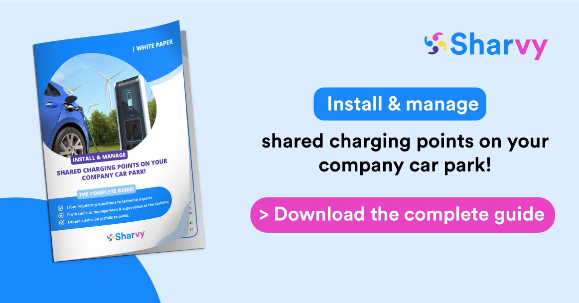 Install & manage shared charging points in your company!