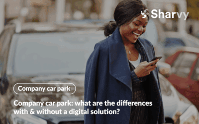 Company car park: what are the differences with & without a digital solution?