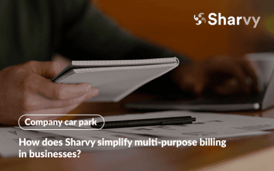 How does Sharvy simplify multi-purpose billing in businesses?