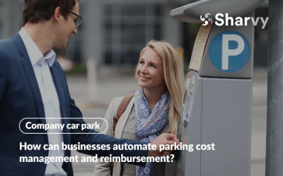 How can businesses automate parking cost management and reimbursement?